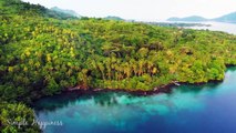 INDONESIA Ambient Drone Film + Relaxing Piano Music for Stress Relief, Sleep, Spa, Yoga