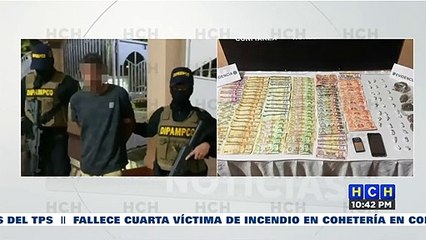 Cae "El Flaco" supuesto miembro de la MS-13 por supuesto tráfico droga en La Masica, Atlántida.