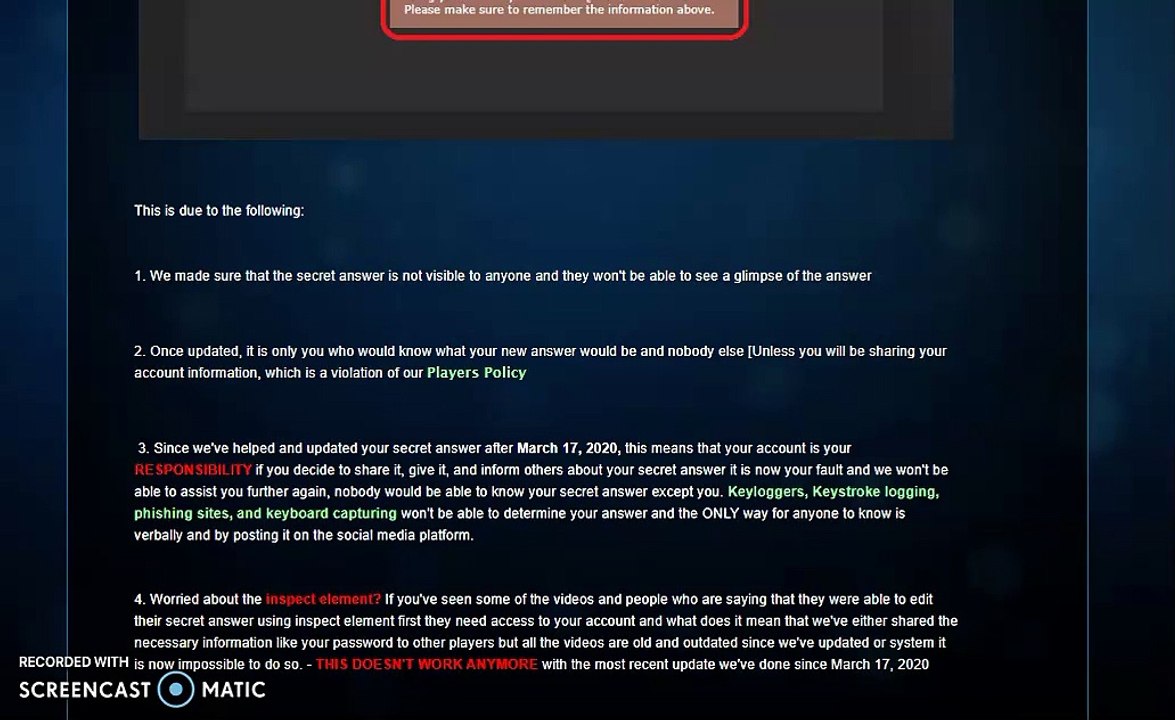 Javascript key logging
