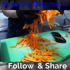Full Make style egg Roll pan cake-street I cake make video for you #viral#short