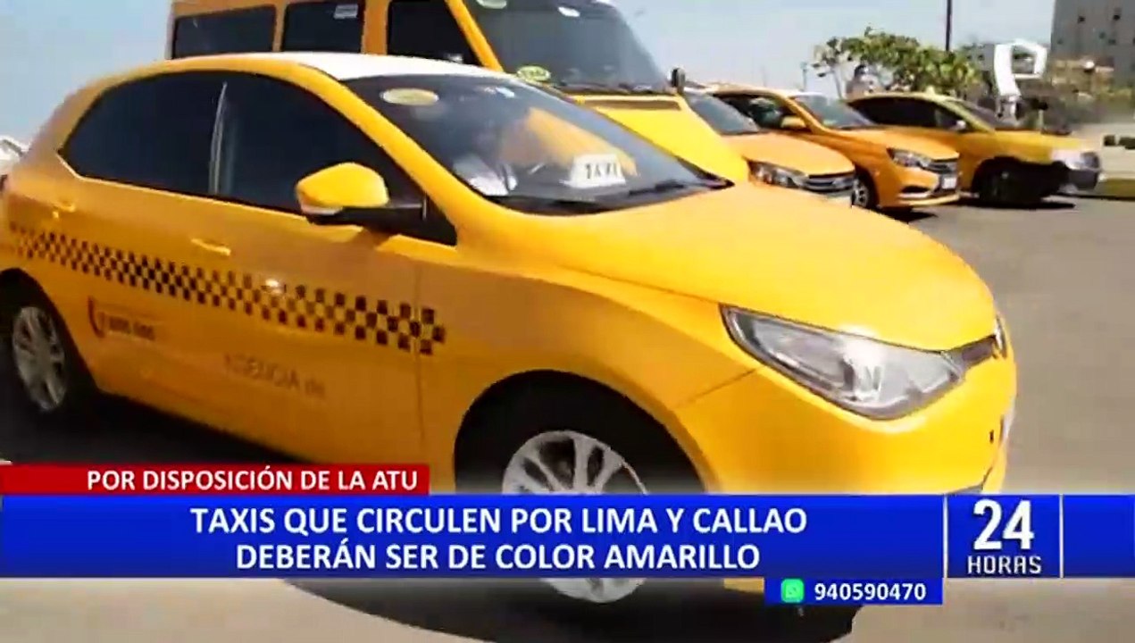 ATU: taxis independientes que circulen en Lima y Callao deberán ser de ...