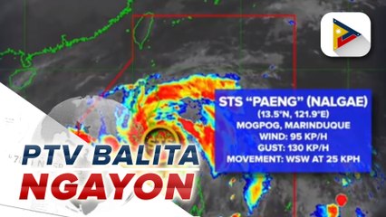 Ikaapat na pag-landfall ng Bagyong #PaengPH, naitala sa Santa Cruz, Marinduque