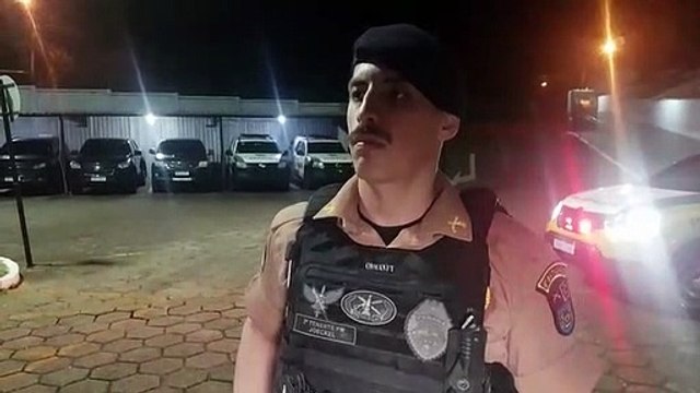 Tenente Joeckel dá detalhes da ação que resultou na prisão de duas pessoas e fechamento de refinaria de drogas em Cascavel
