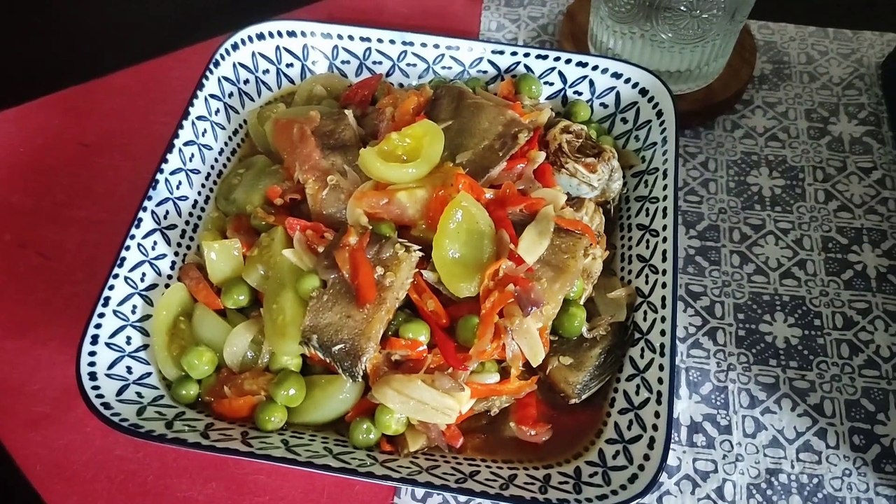 Tumis Ikan Asin Sepat dan Rimbang