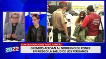 Óscar Ugarte: Kelly Portalatino no parece tener experiencia de gestión para el cargo en el Minsa