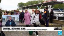 'Ukrainian officials don't believe that Russia has completed its evacuation of Kherson'