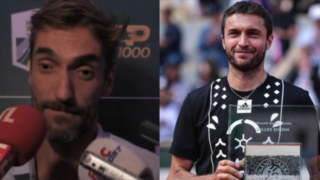 ATP - Rolex Paris Masters 2022 - Nicolas Escudé : Gilles Simon, c'est difficile d'arriver à définir Gilles !