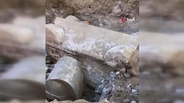 İnşaat kazısında Roma dönemine ait lahit bulundu