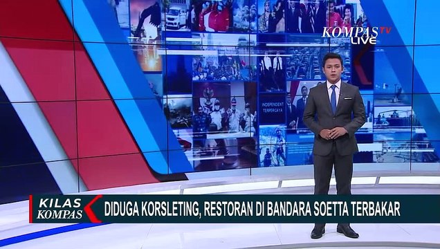 Diduga Korsleting Listrik, Restoran di Bandara Soekarno Hatta Terbakar!