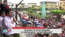 Pedro Castillo: “Dejemos de estar minando la democracia y acompáñennos”