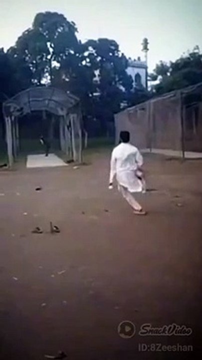 Funny Bowling action