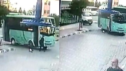 Halk otobüsü şoförü, Emine’yi, yolcuyla tartışırken ezmiş; o anlar kamerada
