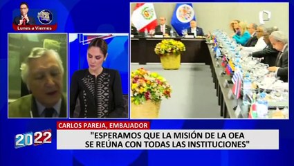 Carlos Pareja: Llama la atención que no hayan representantes de EE.UU. y Canadá en misión de OEA