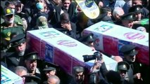 إيران تشيع ضحايا الهجوم على مرقد ديني في شيراز
