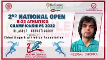 नीरज चोपड़ा ने भेजा सन्देश, छत्तीसगढ़ में पहली बार हो रहा नेशनल अंडर-23 एथलेटिक्स चैंपियनशिप