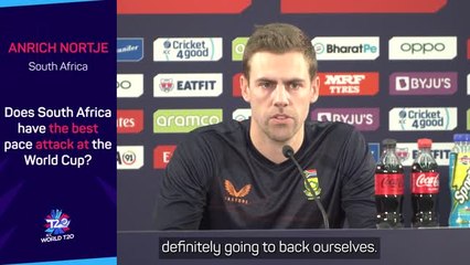 'South Africa have the best pace attack in the world' - Nortje