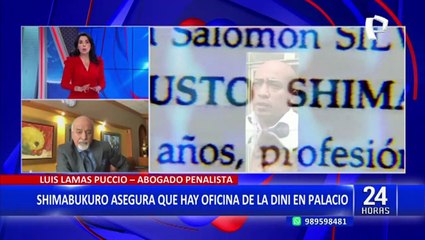 Lamas Puccio sobre presunta oficina de la DINI en Palacio: “El presidente tendría que responder”