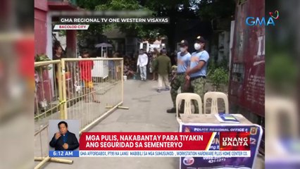 Mga daan sa palibot ng Burgos Public Cemetery, isinara bilang bahagi ng traffic rerouting scheme | UB