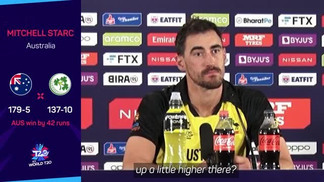 Starc not focusing on Australia's net run rate after Ireland win