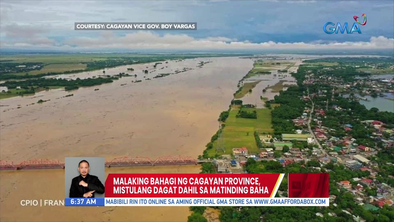 Malaking bahagi ng Cagayan Province, mistulang dagat dahil sa matinding baha | UB