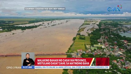 Malaking bahagi ng Cagayan Province, mistulang dagat dahil sa matinding baha | UB