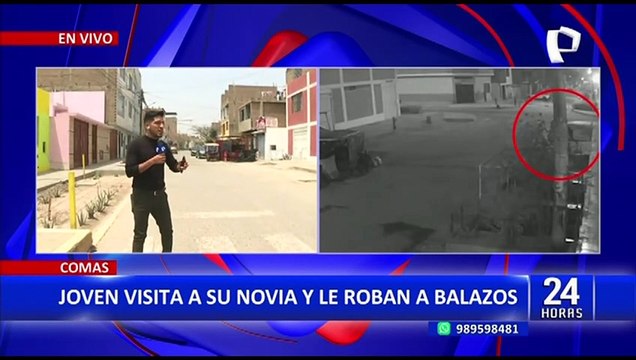Comas: ladrón le roba a balazos cuando visitaba a su enamorada