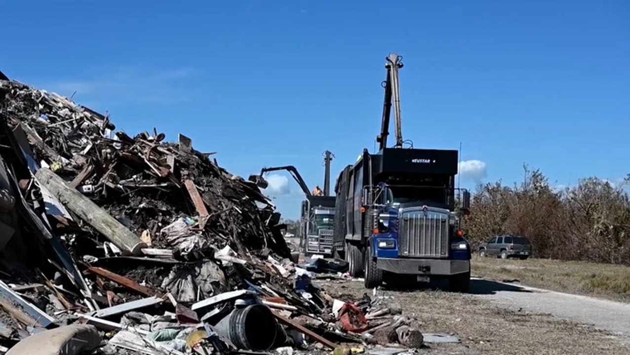 What happens to the millions of tons of toxic debris from Hurricane Ian?