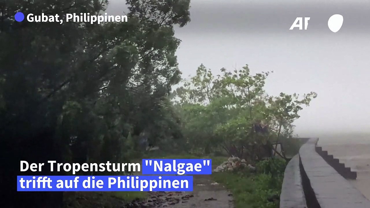 Tropensturm "nalgae" trifft auf philippinen - dutzende tote schon im vorfeld