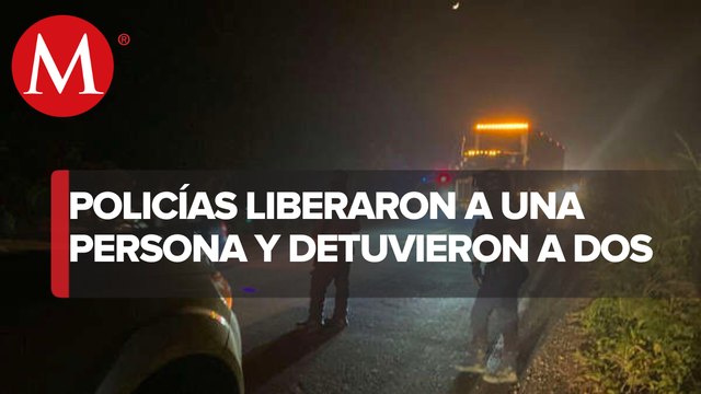 Policías se enfrentan a secuestradores en Veracruz