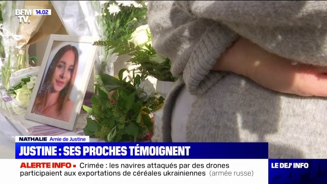 Meurtre de Justine: Je suis dans l'incompréhension et dans le déni , confie une amie de la jeune femme