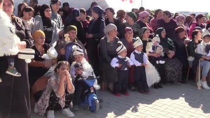 Ahıska Türkü çocuklar için sünnet şöleni düzenlendi