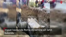İnşaat kazısında Roma dönemine ait lahit bulundu
