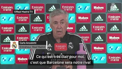 12e j. - Ancelotti : "Je ne sais pas si l'élimination de la Ligue des champions va affecter le Barça"