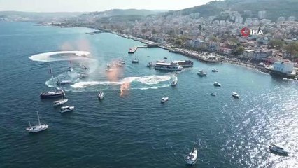Bursa'da Cumhuriyet Bayramı coşkusu denize taştı
