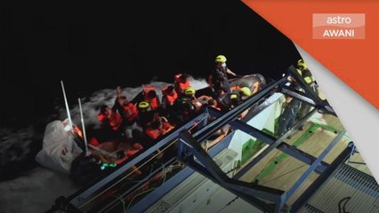 Pendatang Asing | 180 migran diselamatkan di Laut Mediterranean
