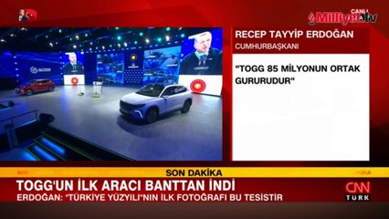 Togg için tarihi gün! Cumhurbaşkanı Erdoğan'dan önemli açıklamalar