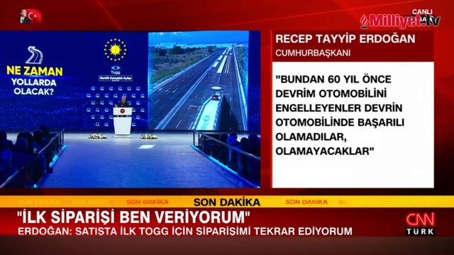 Cumhurbaşkanı Erdoğan açıkladı! Togg'da fiyat ve ön sipariş için tarihi belli oldu