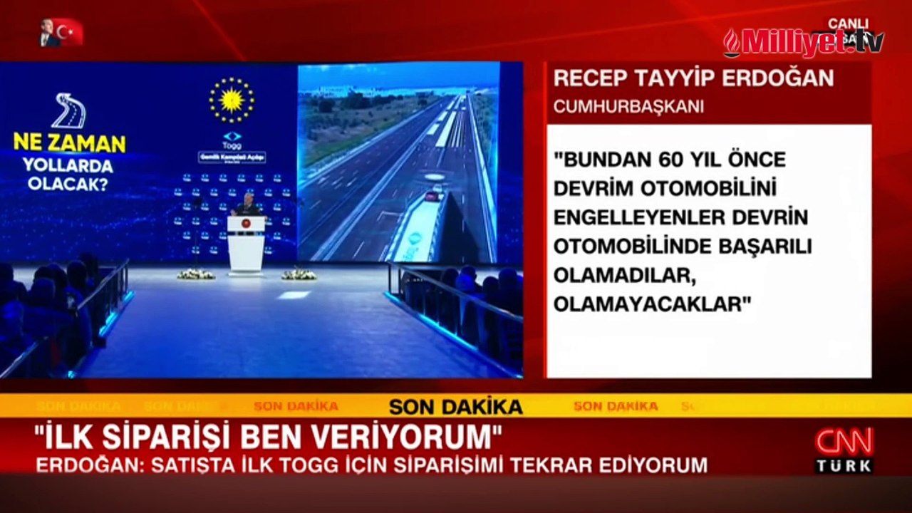 Cumhurbaşkanı Erdoğan açıkladı! Togg'da fiyat ve ön sipariş için tarihi belli oldu