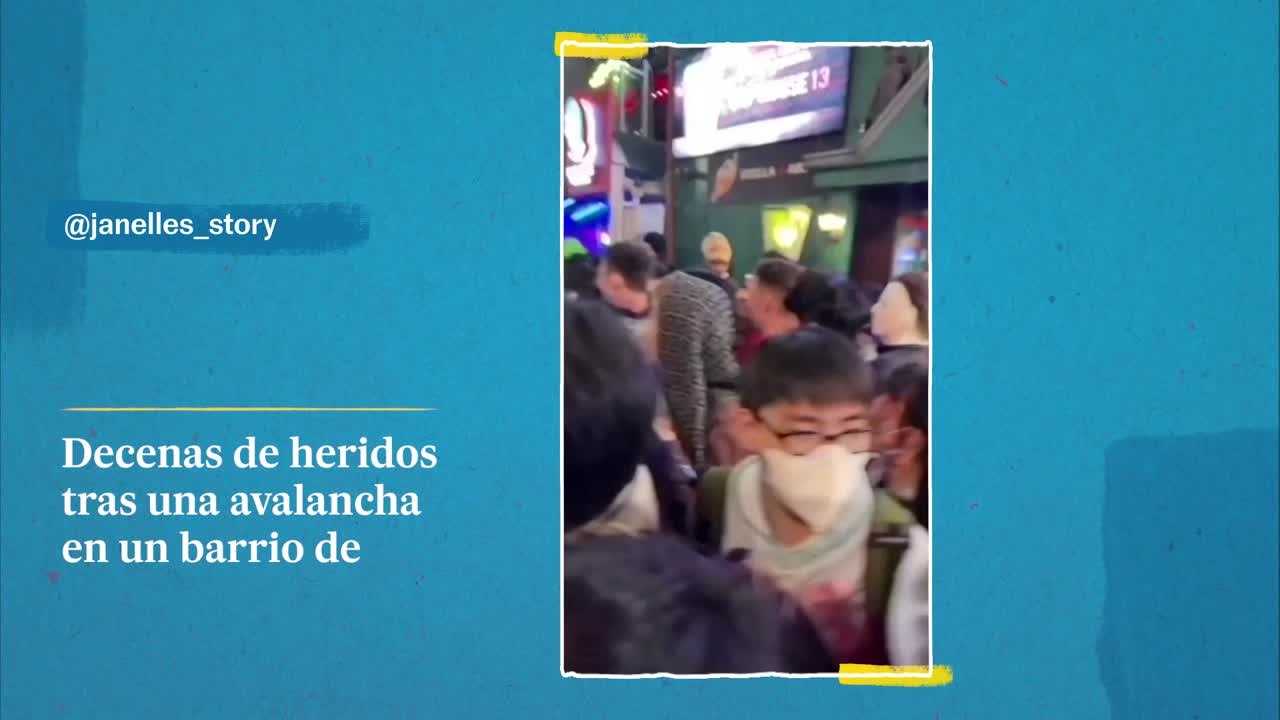 Avalancha mortal en Seúl