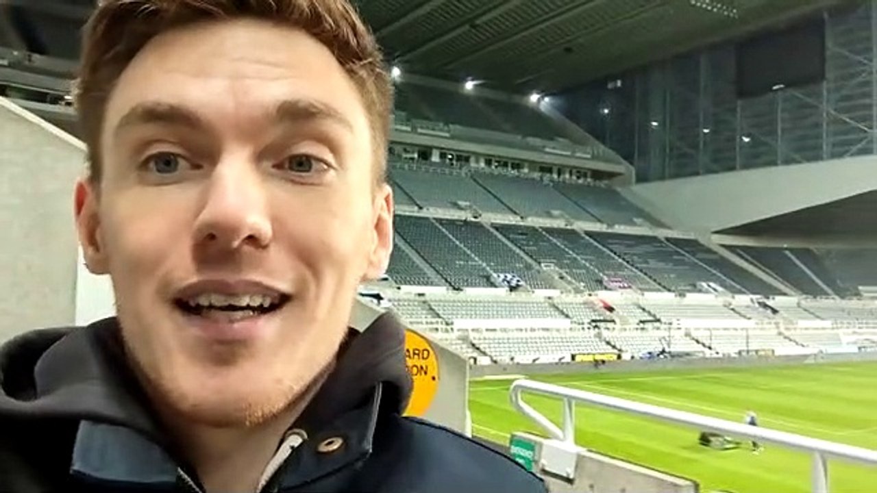 Dom Scurr reacts as Newcastle United thump Aston Villa in Premier League