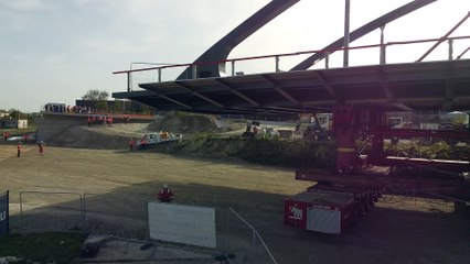 Le nouveau pont de Witry est en place ©Chrisvisuel / NGE