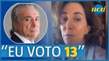 Filha de Temer declara vota em Lula contra Bolsonaro