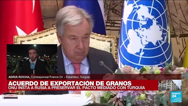 Informe desde Estambul: Rusia suspende participación en acuerdo de exportación de granos