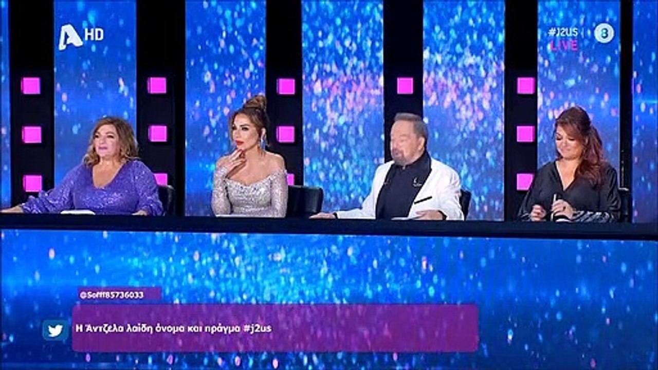 J2US: Η Άντζελα Δημητρίου «μάλωσε» on air τον Σ...