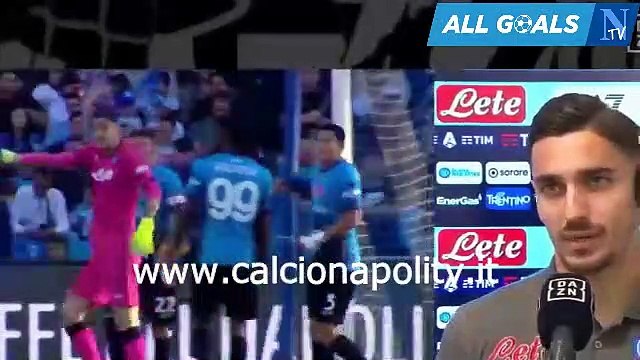 Napoli-Sassuolo 4-0 29/10/22 intervista post-partita Alex Meret