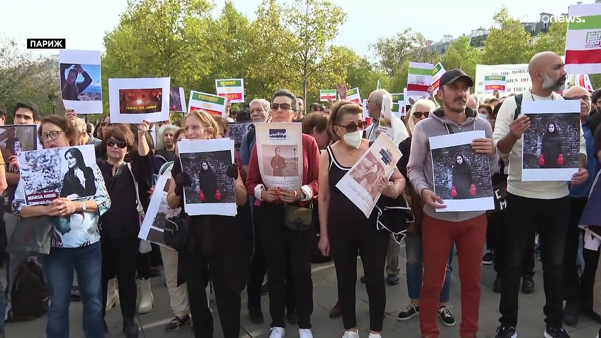 ⁣Граждане Евросоюза солидарны с иранским движением протеста