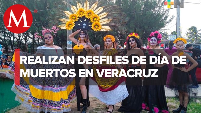 ‘Asústame Panteón’, desfile de catrinas y catrines en Veracruz