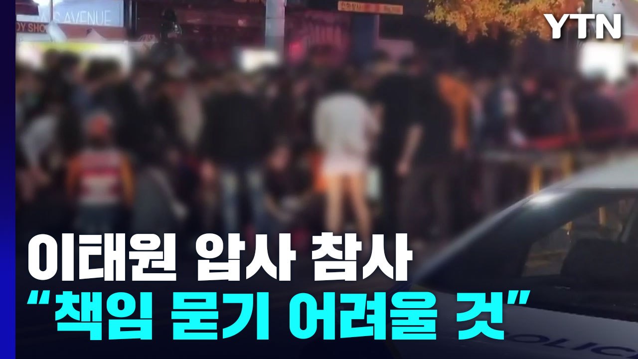 "이태원 압사 참사, 책임 묻기 어려울 것" / YTN