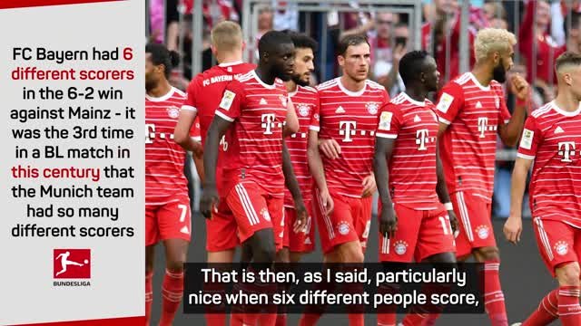 Nagelsmann praises Bayern's six goalscorers in Mainz thumping