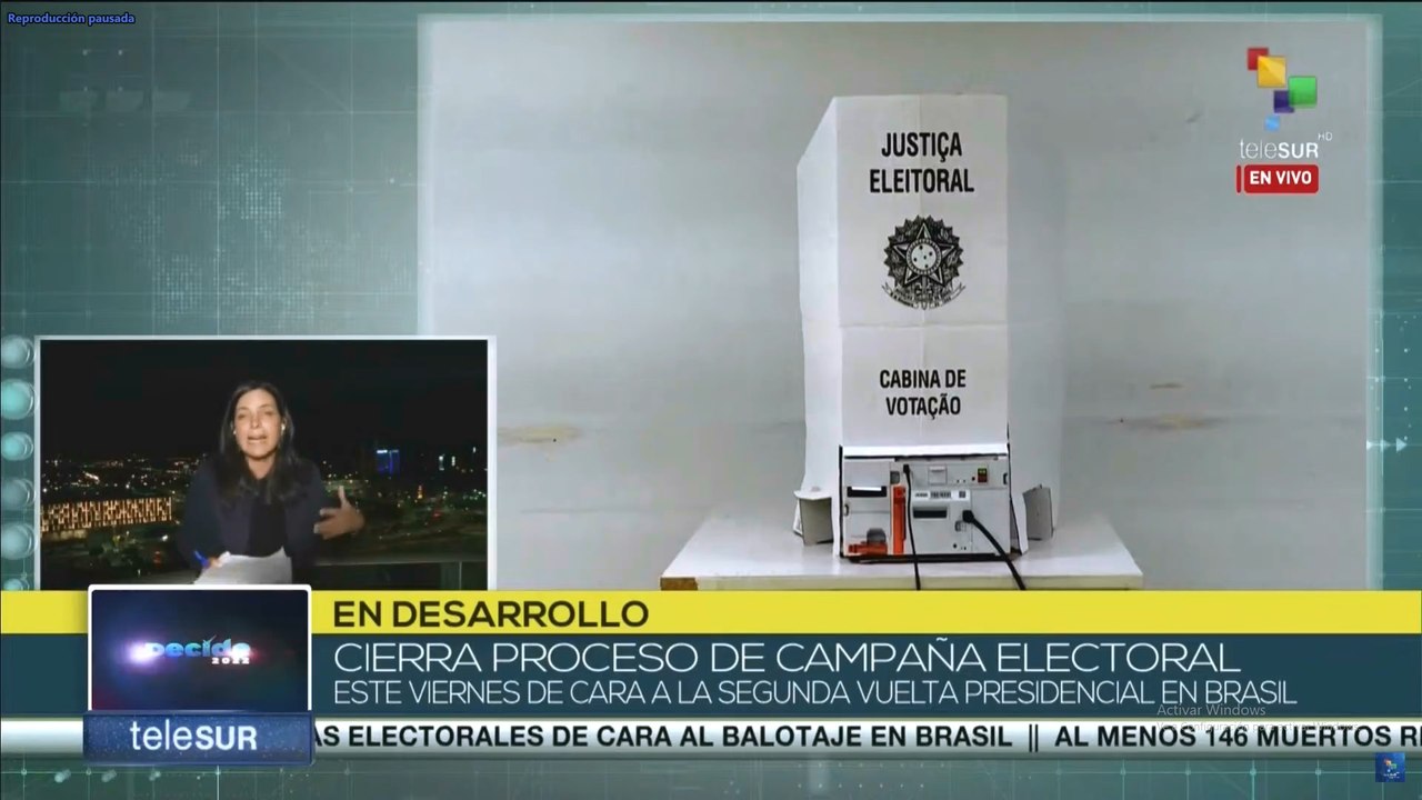 Brasil: Recta final para comicios presidenciales